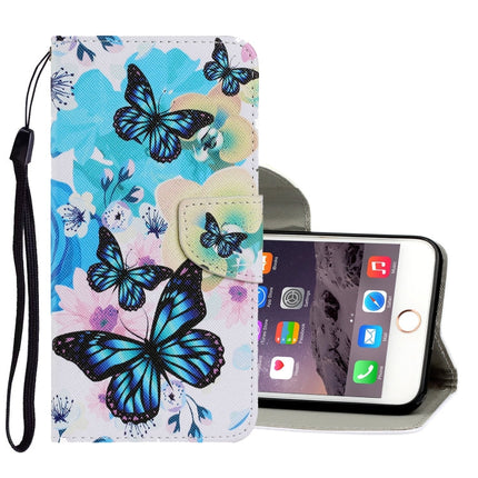 Coloured Drawing Pattern Horizontal Flip PU Leather Case with Holder & Card Slots & Wallet & Lanyard, For iPhone 6 Plus & 6s Plus