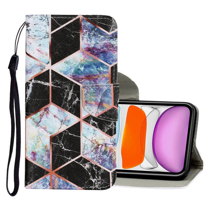Coloured Drawing Pattern Horizontal Flip PU Leather Case with Holder & Card Slots & Wallet & Lanyard, For iPhone 11
