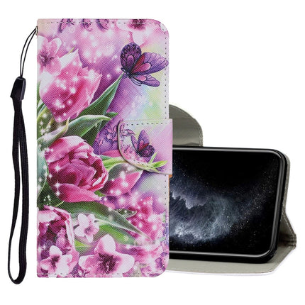 Coloured Drawing Pattern Horizontal Flip PU Leather Case with Holder & Card Slots & Wallet & Lanyard, For iPhone 11 Pro