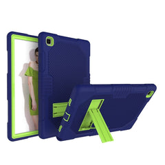 Contrast Color Robot Shockproof Silicon + PC Protective Case with Holder & Pen Slot, For Samsung Galaxy Tab A7 10.4 (2020) T500 / T505