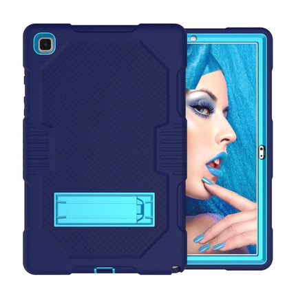 Contrast Color Robot Shockproof Silicon + PC Protective Case with Holder & Pen Slot, For Samsung Galaxy Tab A7 10.4 (2020) T500 / T505