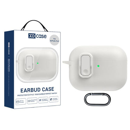 XDcase Faux Leather Texture Security Lock TPU Earbud Case, For AirPods 5 / 4, For AirPods Pro 3, For AirPods Pro 2 / 1