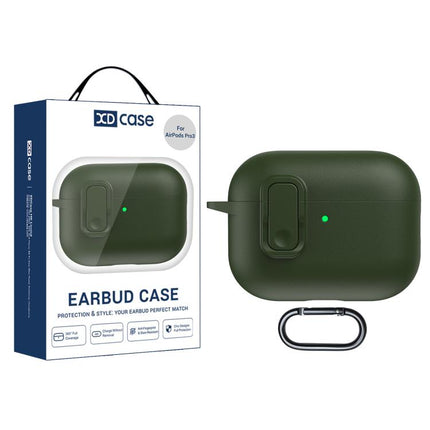 XDcase Faux Leather Texture Security Lock TPU Earbud Case, For AirPods 5 / 4, For AirPods Pro 3, For AirPods Pro 2 / 1