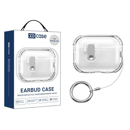 XDcase Transparent Silicone Automatic Pop-Up Earbud Case, For AirPods 5 / 4, For AirPods Pro 3, For AirPods Pro 2 / 1