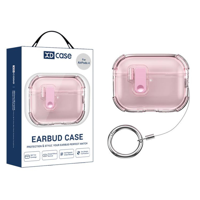 XDcase Transparent Silicone Automatic Pop-Up Earbud Case, For AirPods 5 / 4, For AirPods Pro 3, For AirPods Pro 2 / 1
