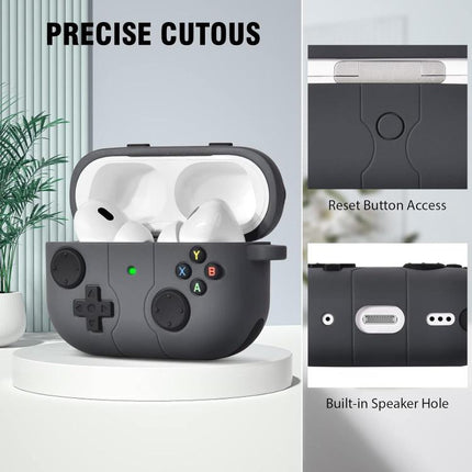 XDcase Retro Game Console Style Silicone Earbuds Case, For AirPods Pro 3, For AirPods 4, For AirPods Pro 2 / 1