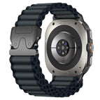 For Samsung Galaxy Watch8 / Watch8 Classic / Dark Grey + Black Buckle