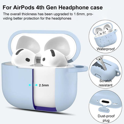 XDcase 2.5mm Thick Silicone Earbud Protective Case with Hook, For AirPods 5 / 4, For AirPods Pro 3, For AirPods Pro 2 / 1