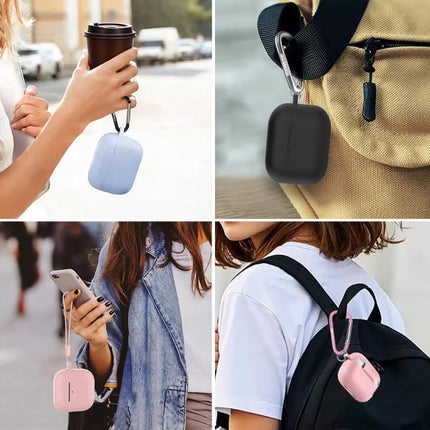 XDcase 2.5mm Thick Silicone Earbud Protective Case with Hook, For AirPods 5 / 4, For AirPods Pro 3, For AirPods Pro 2 / 1