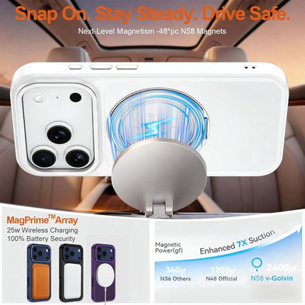 XDcase YADUN Rotating Bracket Magnetic Phone Case, For iPhone 18 Pro /17 Pro, For iPhone 18 Pro Max / 17 Pro Max