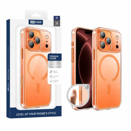 XDcase Frosted Transparent Magnetic Shockproof Phone Case, For iPhone 18, For iPhone 18 Pro, For iPhone 18 Pro Max, For iPhone 17 Pro Max, For iPhone 17 Pro, For iPhone 17