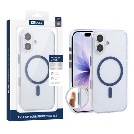 XDcase Frosted Transparent Magnetic Shockproof Phone Case, For iPhone 18, For iPhone 18 Pro, For iPhone 18 Pro Max, For iPhone 17 Pro Max, For iPhone 17 Pro, For iPhone 17