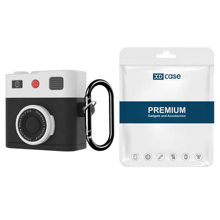 XDcase Retro Camera Style Silicone Earbuds Case, For AirPods Pro 3, For AirPods 4, For AirPods Pro 2