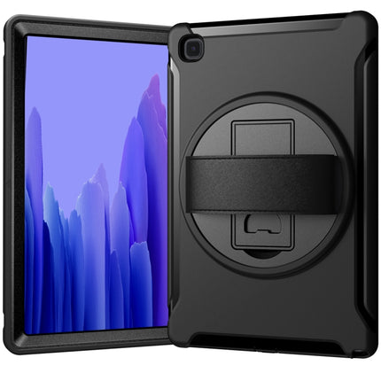 360 Degree Rotation PC + TPU Protective Case with Holder & Hand Strap, For Samsung Galaxy Tab A7 10.4 (2020)