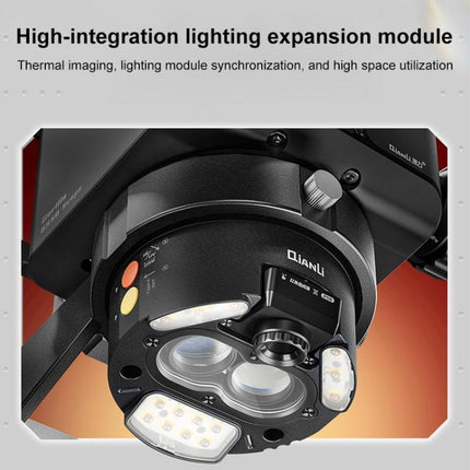 QianLi 6558 6.5X-58X Gorilla Microscope with Light Source + CX60S Camera, with Light Source + CX60S Camera,US Plug, with Light Source + CX60S Camera,EU Plug