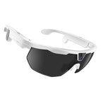Black Lenses White Frame