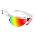 Colorful Lenses White Frame
