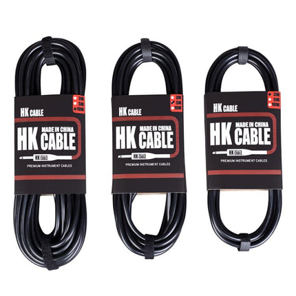 6.35mm Plug Straight to Elbow Electric Guitar Audio Cable, 3m, 5m, 10m