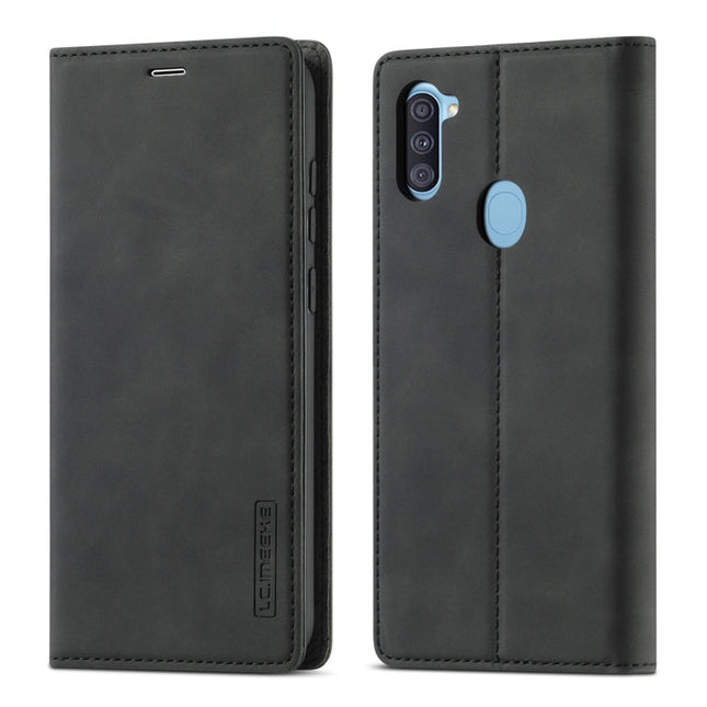 LC.IMEEK Strong Magnetism Ultra-thin Horizontal Flip Shockproof Matte TPU + PU Leather Case with Holder & Card Slots & Wallet, For Samsung Galaxy A11 / M11, For Samsung Galaxy A21s, For Samsung Galaxy A51 / M40s, For Samsung Galaxy A71 / M70s