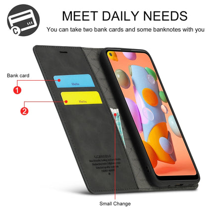 LC.IMEEK Strong Magnetism Ultra-thin Horizontal Flip Shockproof Matte TPU + PU Leather Case with Holder & Card Slots & Wallet, For Samsung Galaxy A11 / M11, For Samsung Galaxy A21s, For Samsung Galaxy A71 / M70s, For Samsung Galaxy A51 / M40s