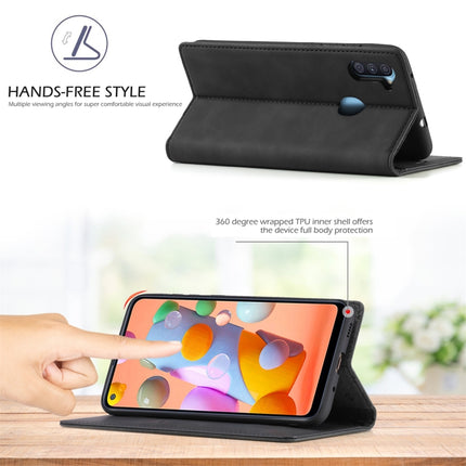 LC.IMEEK Strong Magnetism Ultra-thin Horizontal Flip Shockproof Matte TPU + PU Leather Case with Holder & Card Slots & Wallet, For Samsung Galaxy A11 / M11, For Samsung Galaxy A21s, For Samsung Galaxy A71 / M70s, For Samsung Galaxy A51 / M40s