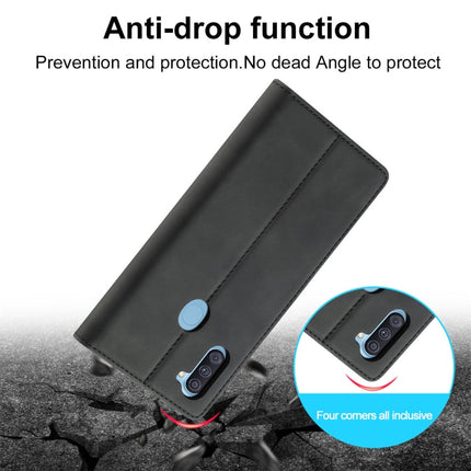 LC.IMEEK Strong Magnetism Ultra-thin Horizontal Flip Shockproof Matte TPU + PU Leather Case with Holder & Card Slots & Wallet, For Samsung Galaxy A11 / M11, For Samsung Galaxy A21s, For Samsung Galaxy A51 / M40s, For Samsung Galaxy A71 / M70s