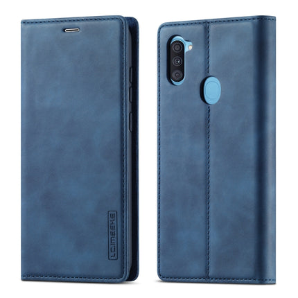 LC.IMEEK Strong Magnetism Ultra-thin Horizontal Flip Shockproof Matte TPU + PU Leather Case with Holder & Card Slots & Wallet, For Samsung Galaxy A11 / M11, For Samsung Galaxy A21s, For Samsung Galaxy A71 / M70s, For Samsung Galaxy A51 / M40s