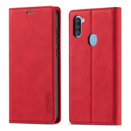 LC.IMEEK Strong Magnetism Ultra-thin Horizontal Flip Shockproof Matte TPU + PU Leather Case with Holder & Card Slots & Wallet, For Samsung Galaxy A11 / M11, For Samsung Galaxy A21s, For Samsung Galaxy A71 / M70s, For Samsung Galaxy A51 / M40s
