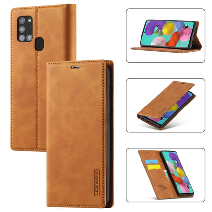 LC.IMEEK Strong Magnetism Ultra-thin Horizontal Flip Shockproof Matte TPU + PU Leather Case with Holder & Card Slots & Wallet, For Samsung Galaxy A11 / M11, For Samsung Galaxy A21s, For Samsung Galaxy A71 / M70s, For Samsung Galaxy A51 / M40s