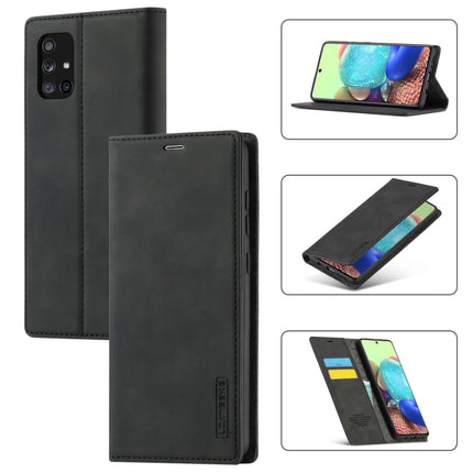 LC.IMEEK Strong Magnetism Ultra-thin Horizontal Flip Shockproof Matte TPU + PU Leather Case with Holder & Card Slots & Wallet, For Samsung Galaxy A11 / M11, For Samsung Galaxy A21s, For Samsung Galaxy A71 / M70s, For Samsung Galaxy A51 / M40s