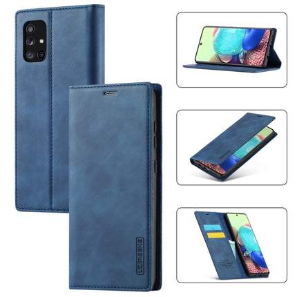 LC.IMEEK Strong Magnetism Ultra-thin Horizontal Flip Shockproof Matte TPU + PU Leather Case with Holder & Card Slots & Wallet, For Samsung Galaxy A11 / M11, For Samsung Galaxy A21s, For Samsung Galaxy A71 / M70s, For Samsung Galaxy A51 / M40s