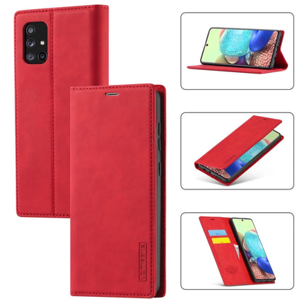 LC.IMEEK Strong Magnetism Ultra-thin Horizontal Flip Shockproof Matte TPU + PU Leather Case with Holder & Card Slots & Wallet, For Samsung Galaxy A11 / M11, For Samsung Galaxy A21s, For Samsung Galaxy A71 / M70s, For Samsung Galaxy A51 / M40s