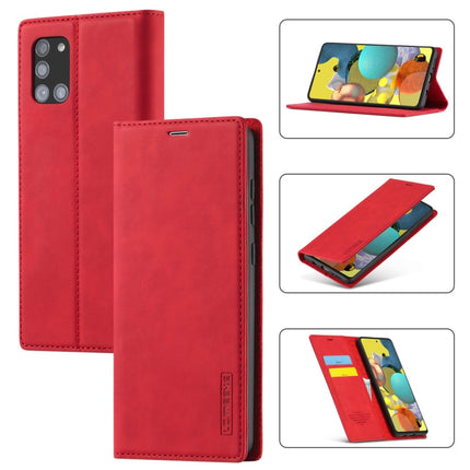 LC.IMEEK Strong Magnetism Ultra-thin Horizontal Flip Shockproof Matte TPU + PU Leather Case with Holder & Card Slots & Wallet, For Samsung Galaxy A11 / M11, For Samsung Galaxy A21s, For Samsung Galaxy A51 / M40s, For Samsung Galaxy A71 / M70s
