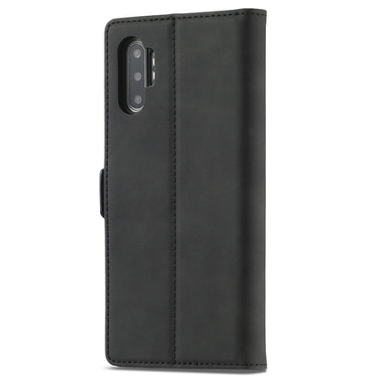 LC.IMEEK Strong Magnetism Ultra-thin Horizontal Flip Shockproof Matte TPU + PU Leather Case with Holder & Card Slots & Wallet, For Samsung Galaxy Note10+, For Samsung Galaxy Note10, For Samsung Galaxy Note20 Ultra, For Samsung Galaxy Note20