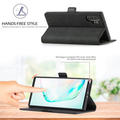 LC.IMEEK Strong Magnetism Ultra-thin Horizontal Flip Shockproof Matte TPU + PU Leather Case with Holder & Card Slots & Wallet, For Samsung Galaxy Note10+, For Samsung Galaxy Note10, For Samsung Galaxy Note20 Ultra, For Samsung Galaxy Note20