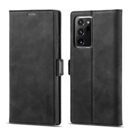 LC.IMEEK Strong Magnetism Ultra-thin Horizontal Flip Shockproof Matte TPU + PU Leather Case with Holder & Card Slots & Wallet, For Samsung Galaxy Note10+, For Samsung Galaxy Note10, For Samsung Galaxy Note20 Ultra, For Samsung Galaxy Note20