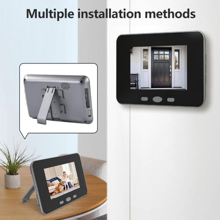 RH-TPD10-W 4 inch IPS Screen Tuya Smart Two-Way Audio Intercom WiFi Video Doorbell