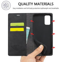 LC.IMEEKE Strong Magnetism Ultra-thin Horizontal Flip Shockproof Matte TPU + PU Leather Case with Holder & Card Slots & Wallet, For Samsung Galaxy S20, For Samsung Galaxy S20+, For Samsung Galaxy S20 Ultra, For Samsung Galaxy S20 FE