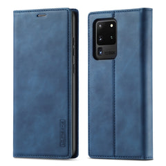 LC.IMEEKE Strong Magnetism Ultra-thin Horizontal Flip Shockproof Matte TPU + PU Leather Case with Holder & Card Slots & Wallet, For Samsung Galaxy S20, For Samsung Galaxy S20+, For Samsung Galaxy S20 Ultra, For Samsung Galaxy S20 FE