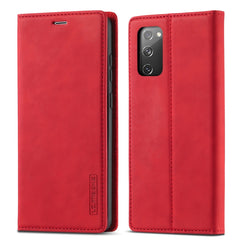 LC.IMEEKE Strong Magnetism Ultra-thin Horizontal Flip Shockproof Matte TPU + PU Leather Case with Holder & Card Slots & Wallet, For Samsung Galaxy S20, For Samsung Galaxy S20+, For Samsung Galaxy S20 Ultra, For Samsung Galaxy S20 FE