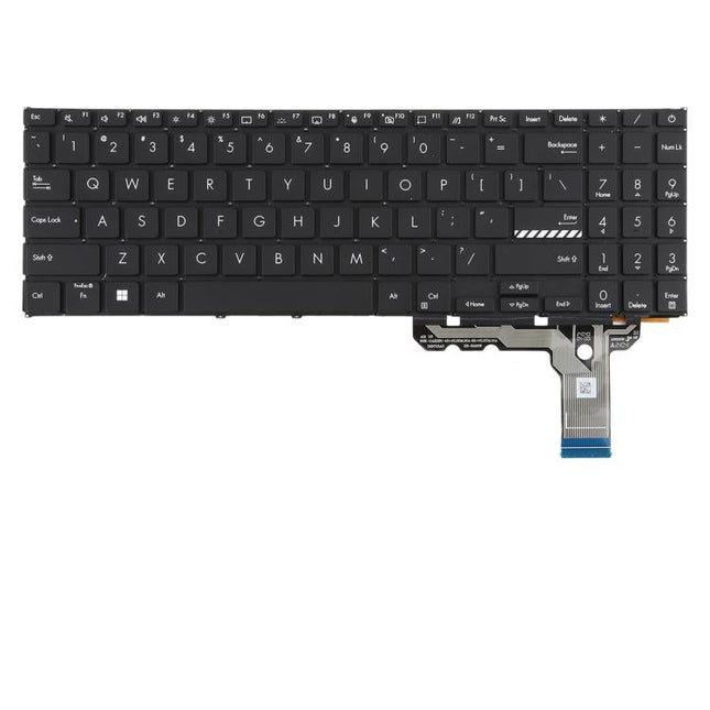 For ASUS Vivobook X1504 X1504Z X1504V X1504VA US Version Backlit Laptop Keyboard, For ASUS Vivobook X1504(Black)