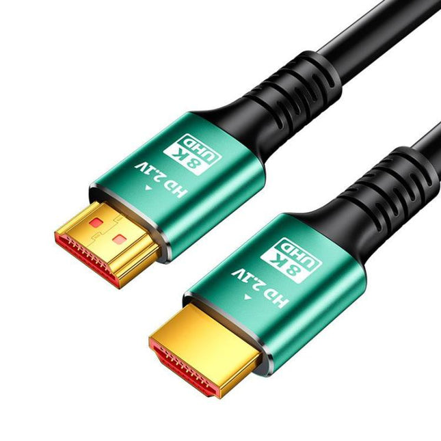 2M HDMI 2.1 8K HD Cable Connecting TV Computer Projector Video Cable, 2M