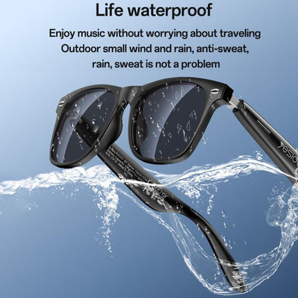 Yesido IO38 Smart Audio Glasses, Bluetooth-Compatible 5.0 Sunglasses with Hi-Fi Sound, Hands-Free Calling, Magnetic Charging & Long Battery Life, IO38