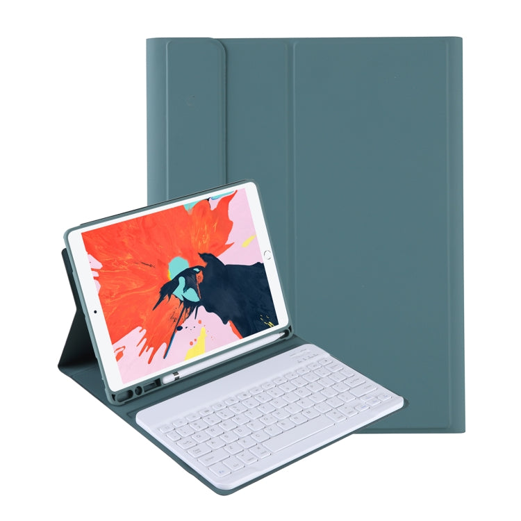 T098B Integrated Ultra-thin Candy Colors Bluetooth Keyboard Protective Case for iPad Air 4 10.9 inch (2020), with Stand & Pen Slot, T098B