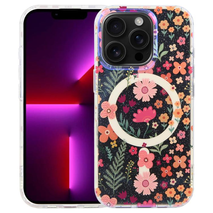 IMD Blue Light Jungle Series Magnetic Phone Case, For iPhone 13 Pro Max, For iPhone 13 Pro