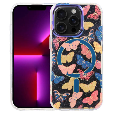 IMD Blue Light Jungle Series Magnetic Phone Case, For iPhone 13 Pro Max, For iPhone 13 Pro