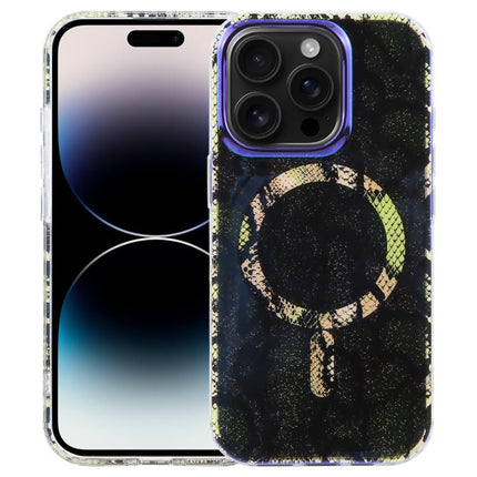 IMD Blue Light Jungle Series Magnetic Phone Case, For iPhone 15, For iPhone 14 / 13, For iPhone 14 Pro, For iPhone 14 Pro Max