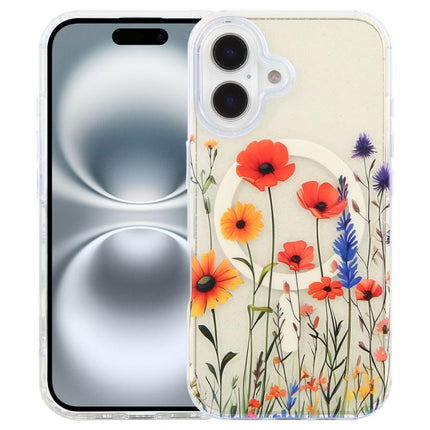 IMD Blue Light Jungle Series Magnetic Phone Case, For iPhone Air, For iPhone 16 Pro Max, For iPhone 16 Pro, For iPhone 16 Plus