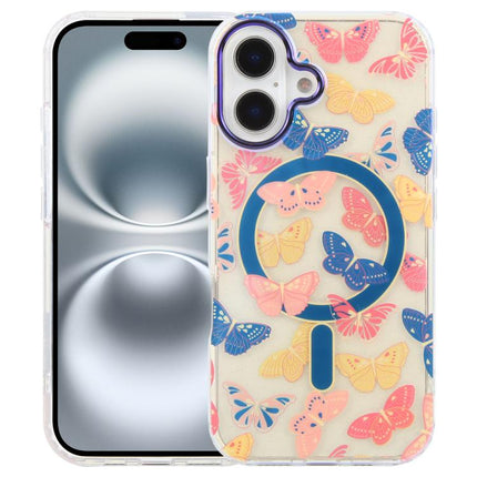 IMD Blue Light Jungle Series Magnetic Phone Case, For iPhone Air, For iPhone 16 Pro Max, For iPhone 16 Pro, For iPhone 16 Plus