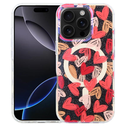 IMD Blue Light Jungle Series Magnetic Phone Case, For iPhone Air, For iPhone 16 Pro Max, For iPhone 16 Pro, For iPhone 16 Plus